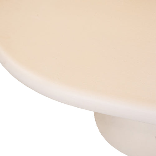 Giga Meubel Salontafel Romy - Ovaal - Beton Ciré - 120cm - vtwonen shop