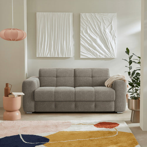 Calicosy - CAMERON Slaapbank - Beige - 102x207x84 cm