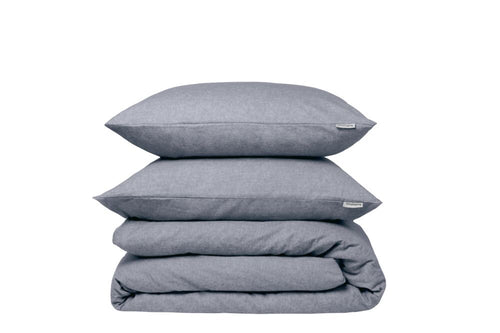 Beddinghouse Dekbedovertrek Frost - 200 x 200/220 cm - Blauwgrijs