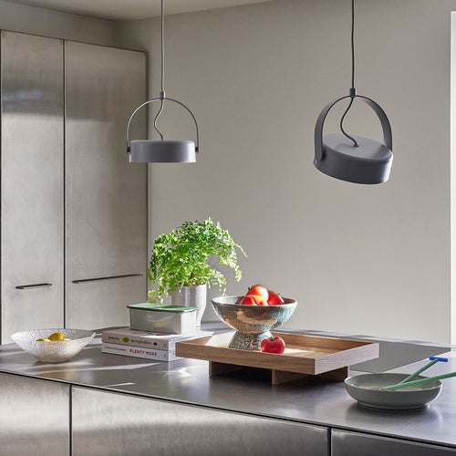 Hübsch bureau-organizer Amare - steenpoeder - 24x11x h7cm