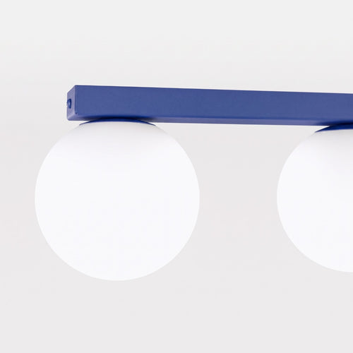 Sollux Lighting Plafondlamp YOLI 4 ultramarijn - 88x12x14,5cm
