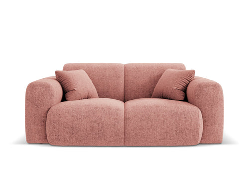 Cosmopolitan Design Bank Nolio 2-zits, chenille, roze - 95x170x72cm