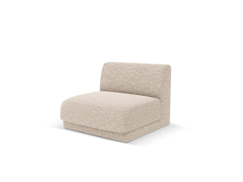 Micadoni Module Miley chenille beige - 90x75x70cm