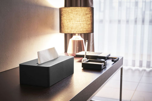 Yamazaki Tissuebox - Tower - Zwart - vtwonen shop