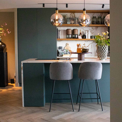 Kick barkruk Lucy - Donkergrijs - vtwonen shop