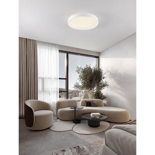 Nova Luce ROI Inbouw plafondlamp zandwit Triac dimbare LED 48W 3724lm 2700-3000K kleurtemperatuur