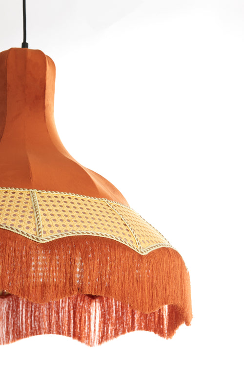 Light & Living hanglamp MIZIA - Ø60x53cm - oranje
