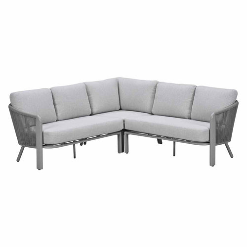 Durango rope lounge hoekset - taupe - valley sand