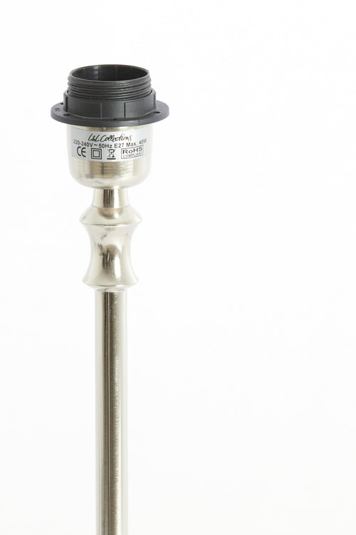 Light & Living lampvoet  - zilver - 12x7.5x38 cm