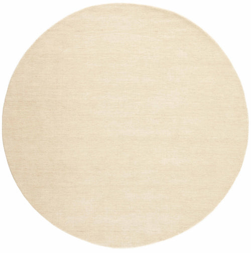 Vloerkleed MOMO Rugs Panorama Uni Rond White 150 rond