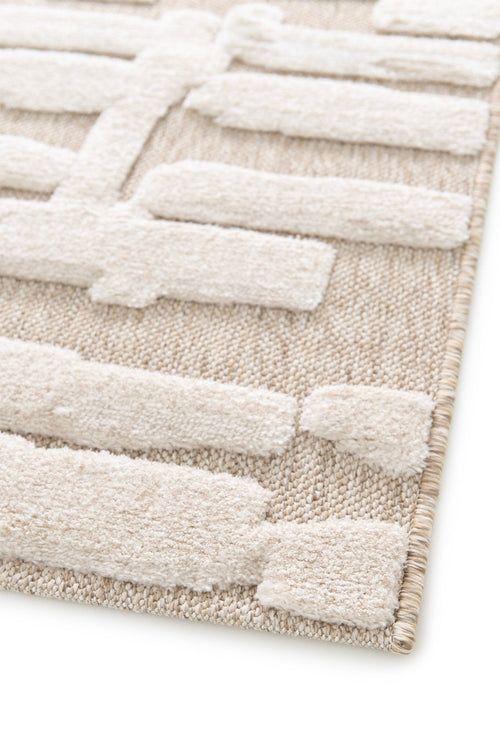 AFK Living vloerkleed  Esmee - reliëfeffect - beige - 120 x 170 cm