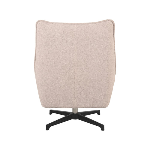LABEL51 Fauteuil Rodia - Naturel Bouclé - Draaibaar