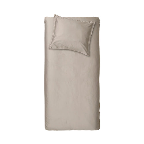 Cinderella - Dekbedovertrek Sundays Satijn - 140x220 cm - Taupe