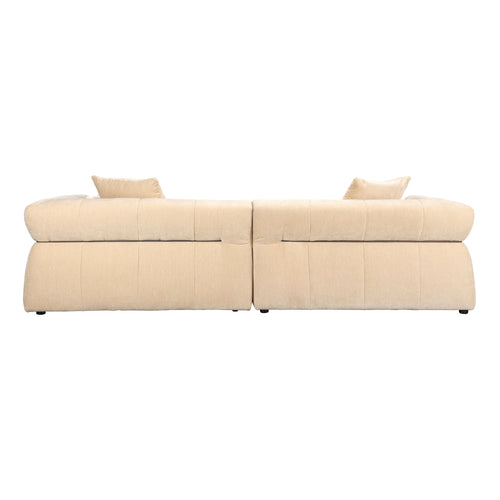 Dutchbone Hodge 4,5-Zitsbank Beige