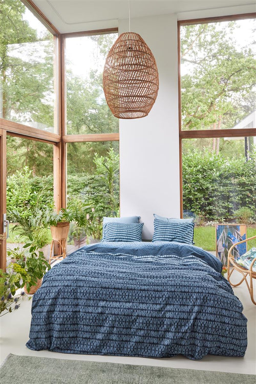 Beddinghouse dekbedovertrek Yori - 200x200/220 cm - blauw - vtwonen shop