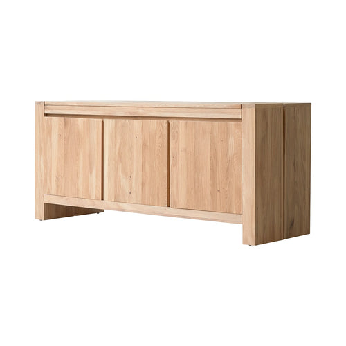 Tikamoon Massief eikenhouten buffet 160 cm - Naturel - vtwonen shop