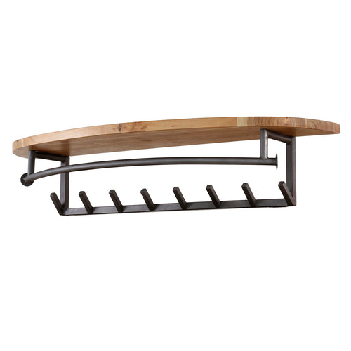 Giga Meubel Kapstok Round - Acaciahout - 8-Haken - 100x30x20cm