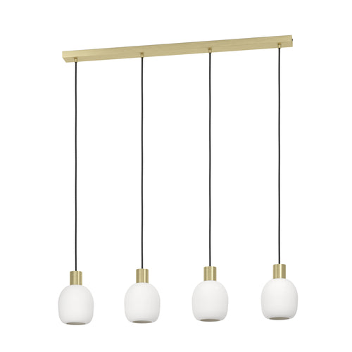 EGLO hanglamp Manzanares - e27 - 97 cm - wit/goud - vtwonen shop