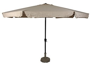 Lesli Living push-up parasol Libra - beige - Ø350cm