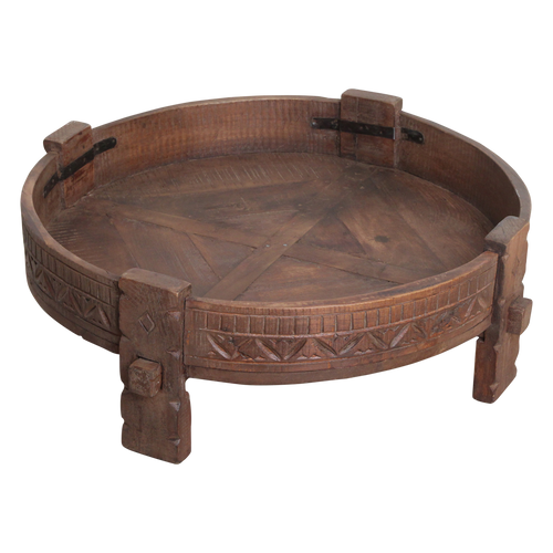 Raw Materials bijzettafel Grinder - bruin - FSC gerecycled hout - vtwonen shop