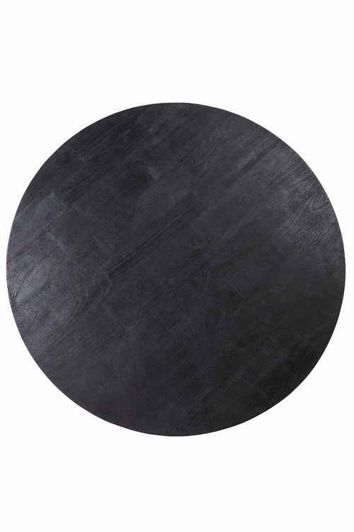 Light & Living eettafel YELLOV - Ø140x76cm - zwart