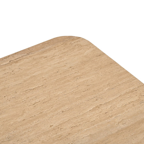 Giga Meubel Salontafel Nori - Vierkant - Travertin - 90cm