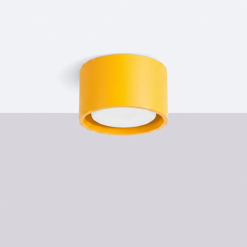 Sollux Lighting Plafondlamp MODO 1 geel Gx53 - 10x10x6cm