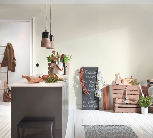 Livingwalls behang effen crème - 53 cm x 10.05 m - AS-368003