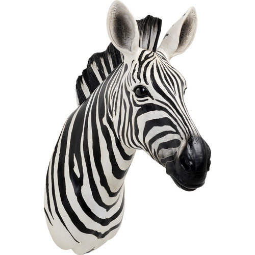 Kare Design Wanddecoratie zebra hoofd