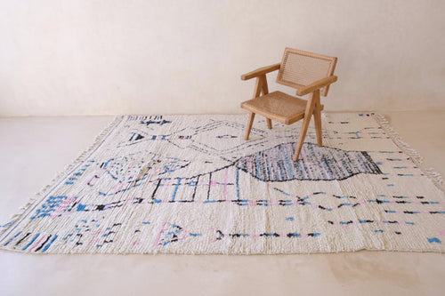 AFK Living vloerkleed Berber - handgemaakt - Wol - 193 x 291 cm