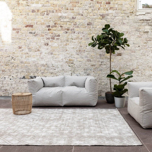 Eva Interior Buiten vloerkleed Frost - Bruin/grijs