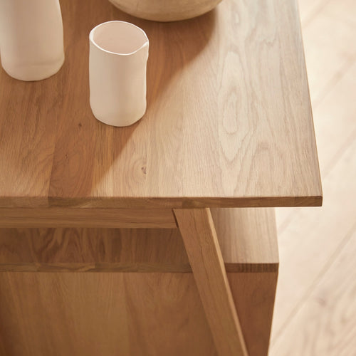 Tikamoon Massief eiken buffet 140 cm - Naturel