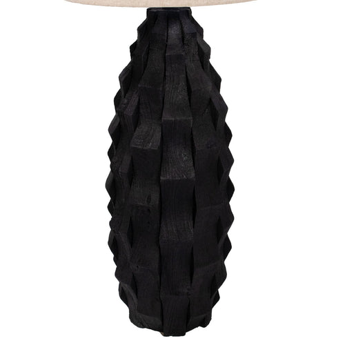 Giga Meubel Tafellamp Matteo - Zwart/Beige