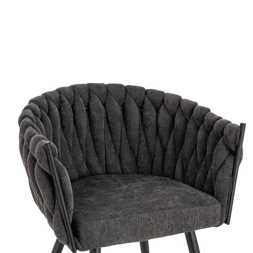 Home Deluxe I Eetkamerstoel AYLA - donkergrijs, set van 5