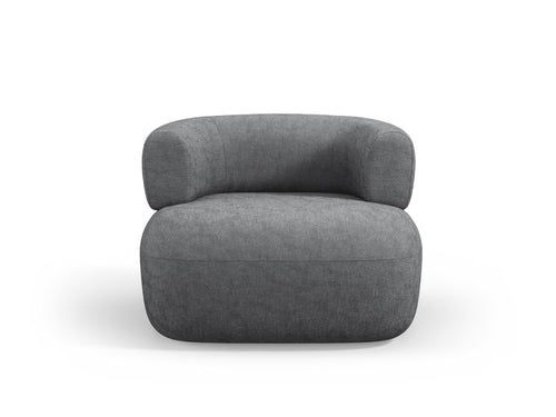 Micadoni Fauteuil Jenny chenille, donkergrijs - 88x90x73cm