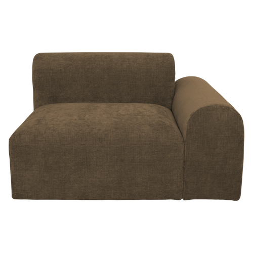 Urban Nature Culture modulaire bank seater Tao hoek rechts, brown - 120 * 100 * 74 CM