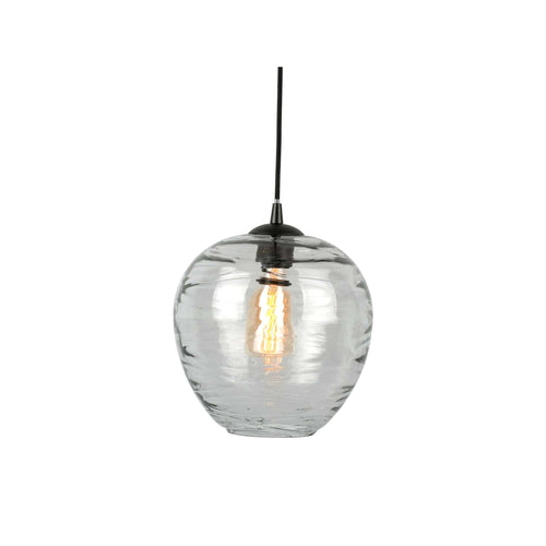 Leitmotiv hanglamp Glamour Globe - grijs - Ø25cm - vtwonen shop