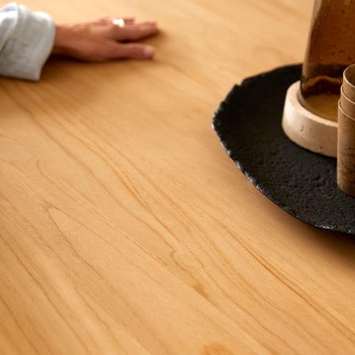Tikamoon Uitschuifbare tafel van massief teak 8-10 pers. - Naturel