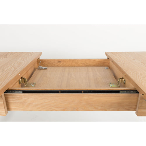 Zuiver Glimps Uitschuifbare Eettafel 120/162x80 cm Hout Naturel