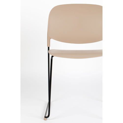 Housecraft Living Stacks Stapelbare Eetkamerstoelen Roze - Set van 4 - vtwonen shop