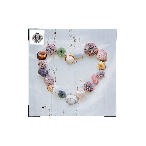 Art for the Home Buitencanvas - Schelpenhart - 50x50cm - vtwonen shop