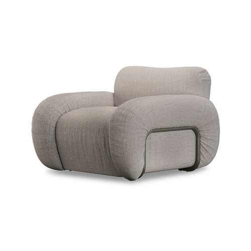 HKLIVING fauteuil Arc lounge – sneak light grey – frame ash - vtwonen shop