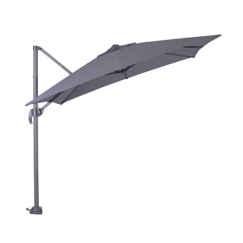 Hawaii parasol S - 250x250 cm - carbon black - donker grijs