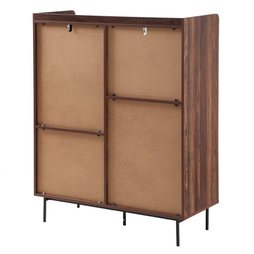 Calicosy - Hoge kast JETSON - Donker hout 100x39,5x120 cm