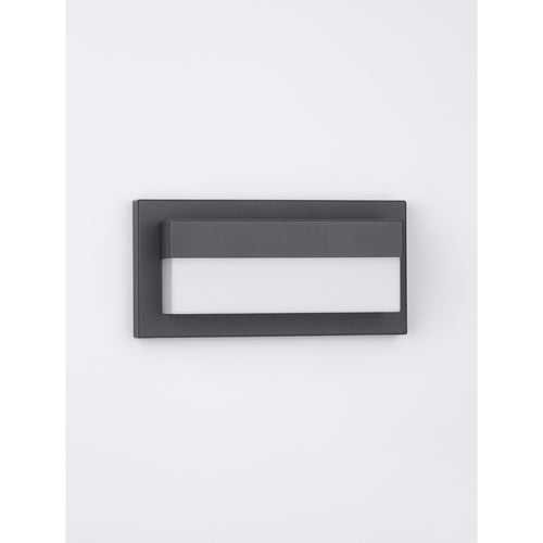 Merano Clovis 29cm Outdoor Moderne Wandlamp Sandy Zwart Aluminium LED 18W 2132Lm 3000K IP65