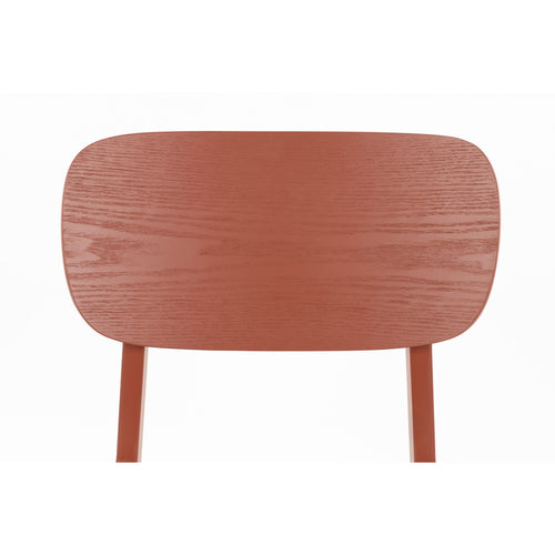 Zuiver Fleur Eetkamerstoelen Rood - Set van 2