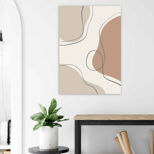 Artfulprints  Boho – Earth lines   poster A4 21x29.7 cm - vtwonen shop