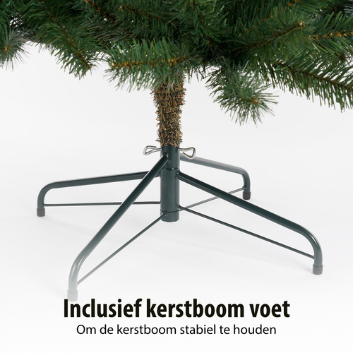 Black Box Trees Toronto Deluxe Kerstboom - Kunstboom met Volle Uitstraling en 1562 Takken - Kerstversiering voor Binnen - Scharnierconstructie voor