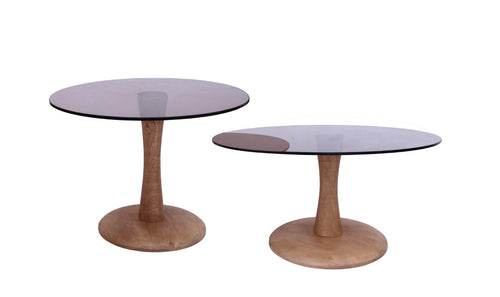 Brix bijzettafel Faye - bruin - 75x75x30