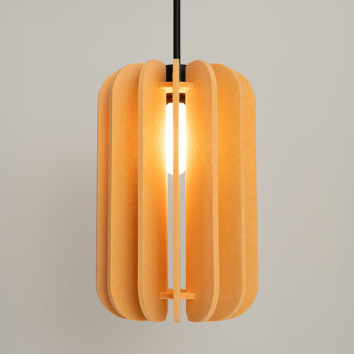 Sollux Lighting Hanglamp MULA 27 geel - 27x27x165cm